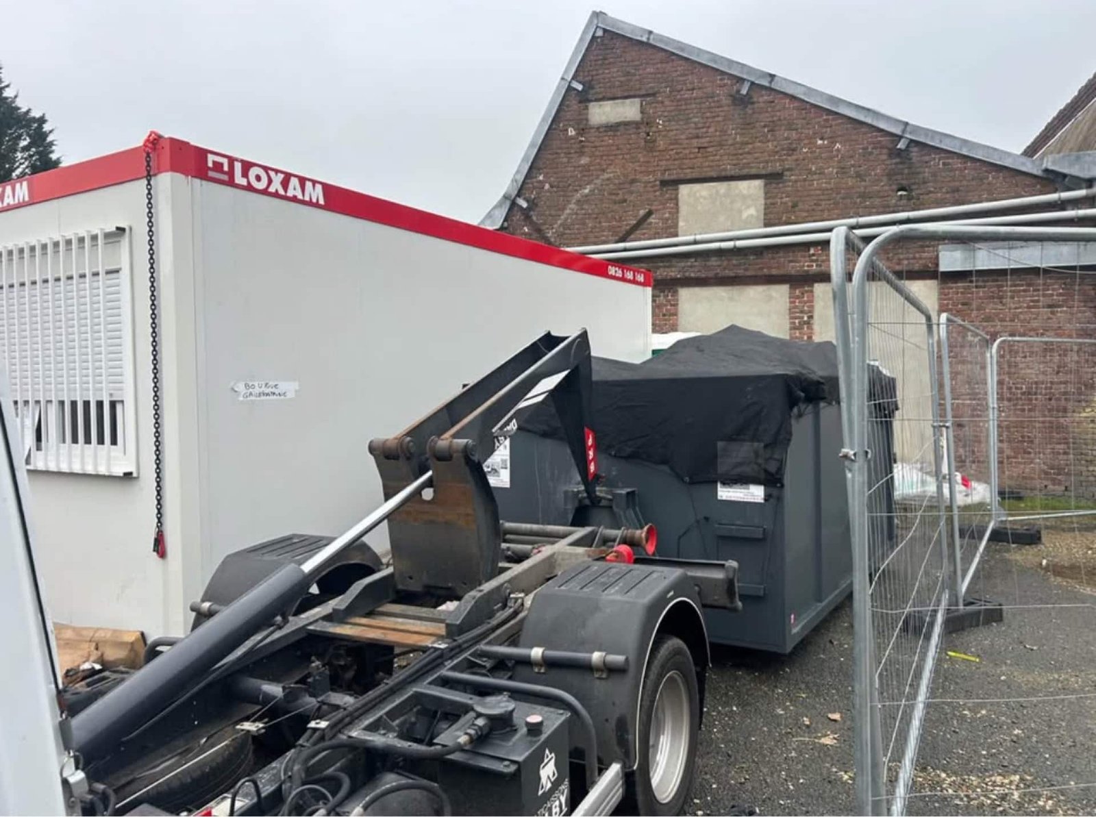 Location de benne au mois ￼ chantier à Dieppe