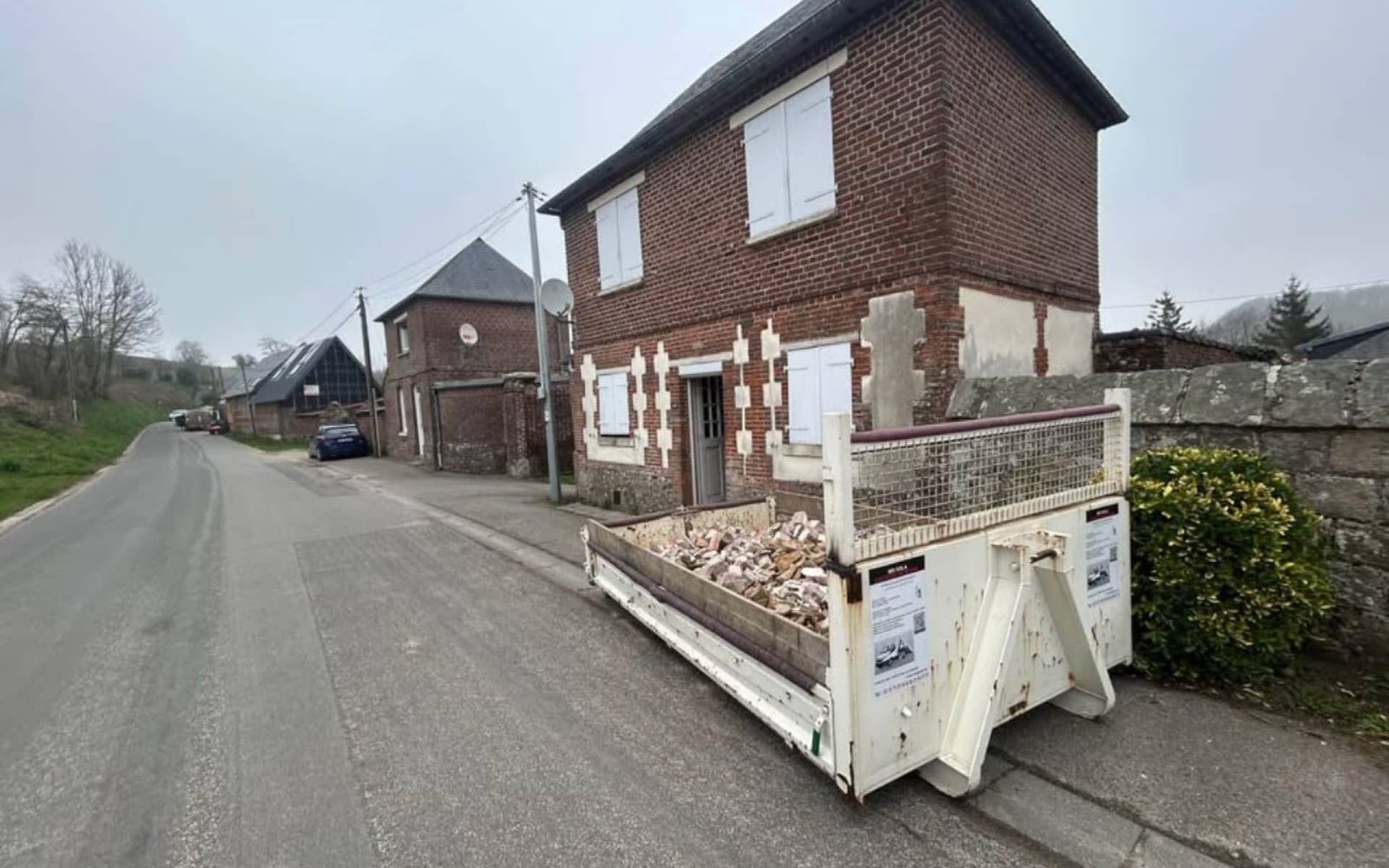 Location de benne 3m3 à Rouen Gravats ￼