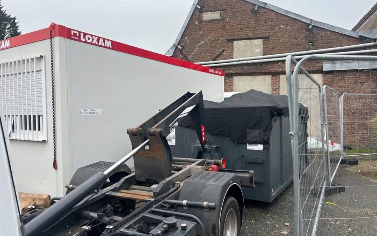 Location de benne au mois ￼ chantier à Dieppe